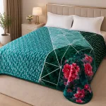 دونفره مخمل دورو برجسته درجه یک