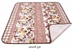 پتو دونفره دورو ابریشم گل برجسته - تصویر 7