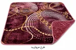 پتو دونفره دورو ابریشم گل برجسته - تصویر 4