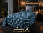 پتو مسافرتی یک نفره تک رنگ TGH - تصویر 7