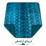پتو دو نفره دورو دو طرح برجسته تک رنگ ترولاو - تصویر 3