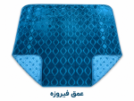پتو دو نفره دورو دو طرح برجسته تک رنگ ترولاو - تصویر 9